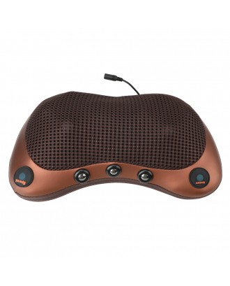 Heating Soft U Shape Travel Vibrating Neck Electric Massager Pillow U-Shaped Car Pillow