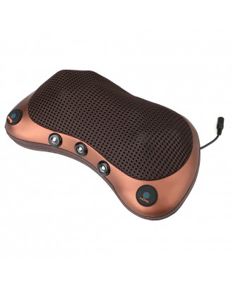 Heating Soft U Shape Travel Vibrating Neck Electric Massager Pillow U-Shaped Car Pillow