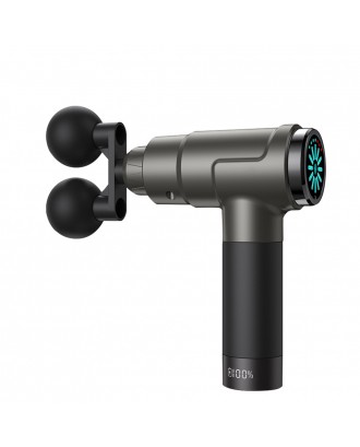 Youmay Dual Heads Fascia Gun Massager Vibrator Muscle Fascial Massage Gun