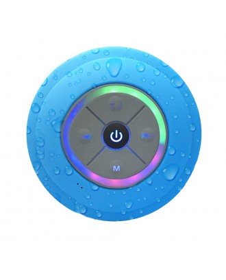 Customized led light IPX4 blue tooth speaker mini Wall-mounted speaker accessories outdoor waterproof portable speaker
