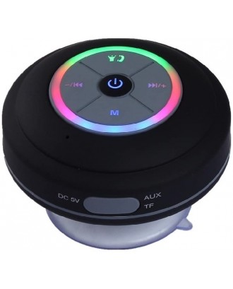 Customized led light IPX4 blue tooth speaker mini Wall-mounted speaker accessories outdoor waterproof portable speaker