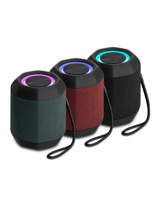 Factory OEM IPX7 waterproof BT AUX TF Card speakers tws music speakers led light rgb blue tooth outdoor speakers waterproof