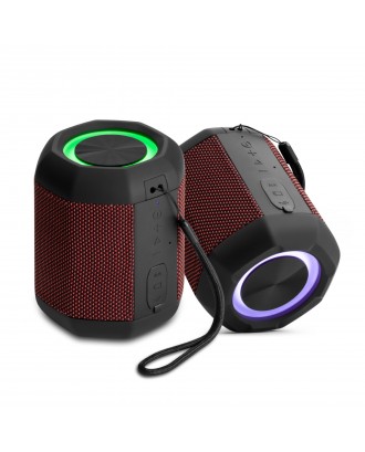 Factory OEM IPX7 waterproof BT AUX TF Card speakers tws music speakers led light rgb blue tooth outdoor speakers waterproof